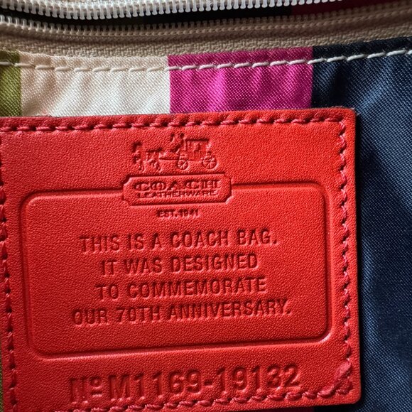 Orange Coach Bag - 70th Anniversary Edition - Picture 9 of 16